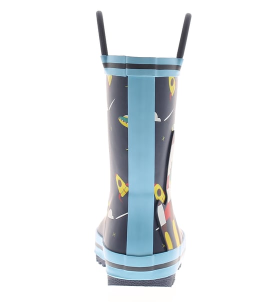 Chatterbox Younger Childrens Wellies Rockets navy - Image 4