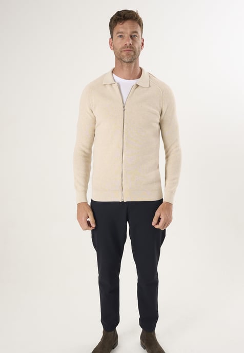 Cardigan Full Zip Knit Cardigan - Image 2
