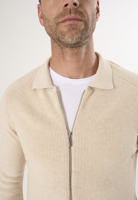 Cardigan Full Zip Knit Cardigan - Image 3