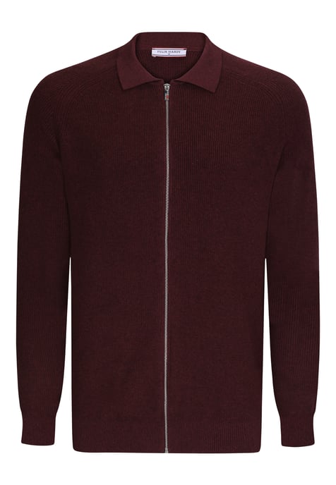 Cardigan Full Zip Knit Cardigan - Image 1