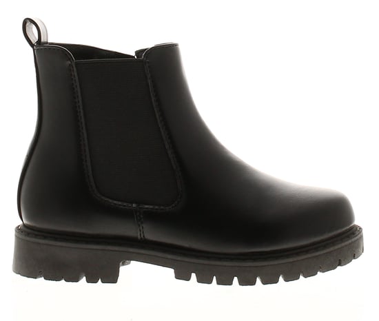 Princess Stardust Girls Boots Ankle Chelsea Smooth Zip Fastening black - Image 2