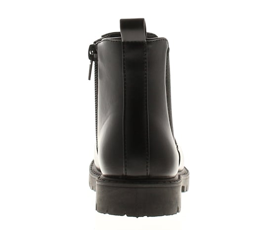 Princess Stardust Girls Boots Ankle Chelsea Smooth Zip Fastening black - Image 3