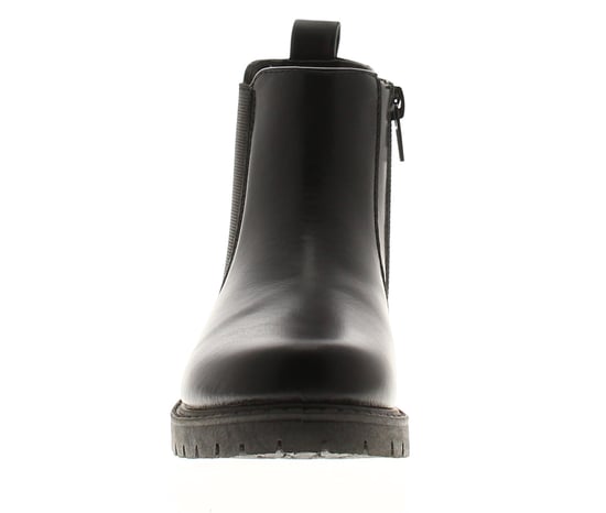 Princess Stardust Girls Boots Ankle Chelsea Smooth Zip Fastening black - Image 4