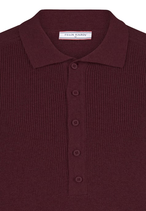 Pullover Polo Neck Buttoned Pullover - Image 2