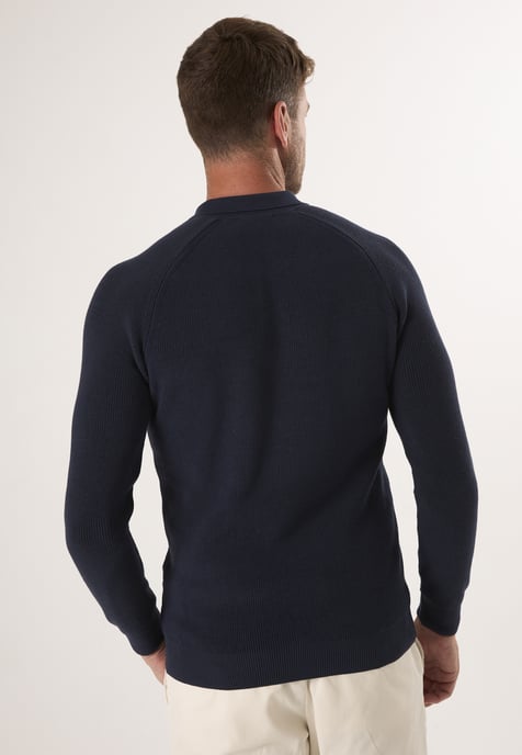 Pullover Polo Neck Buttoned Pullover - Image 4