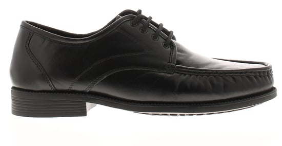 Business Class Mens Shoes Smart Wider Fitting Grant Soft Leather black - Image 2