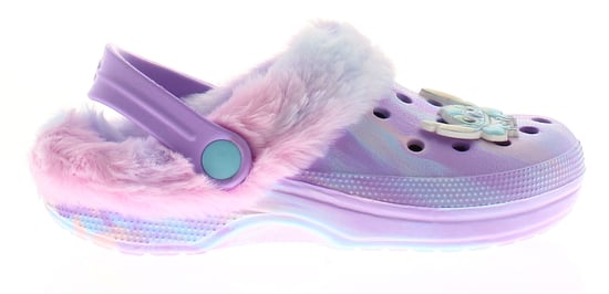Stitch Girls Clog Sandals Faux Fur Lined Sligo Clog purple - Image 2