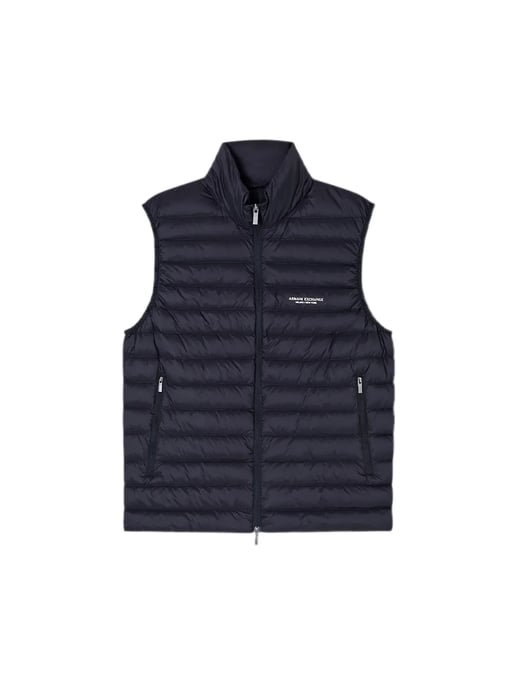 Armani Exchange men's quilted jacket, sleeveless, Milano NYC - Image 4