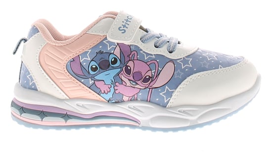 Stitch Younger Girls Trainers Light Up Stitch Angel Touch Fastening white - Image 2