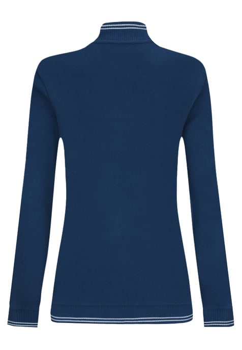Pullover Half-Zip Knit Sweater - Image 3