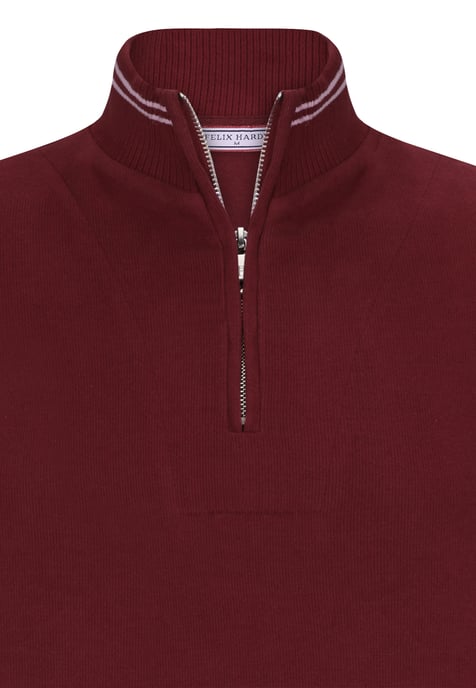 Pullover Half-Zip Knit Sweater - Image 2