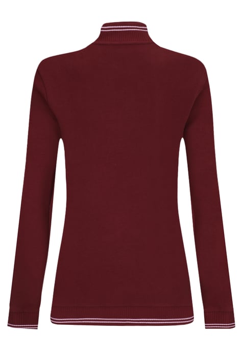 Pullover Half-Zip Knit Sweater - Image 3