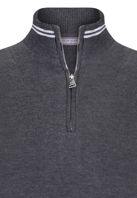 Pullover Half-Zip Knit Sweater - Image 2