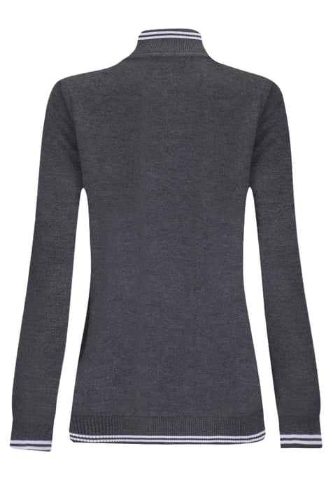 Pullover Half-Zip Knit Sweater - Image 3