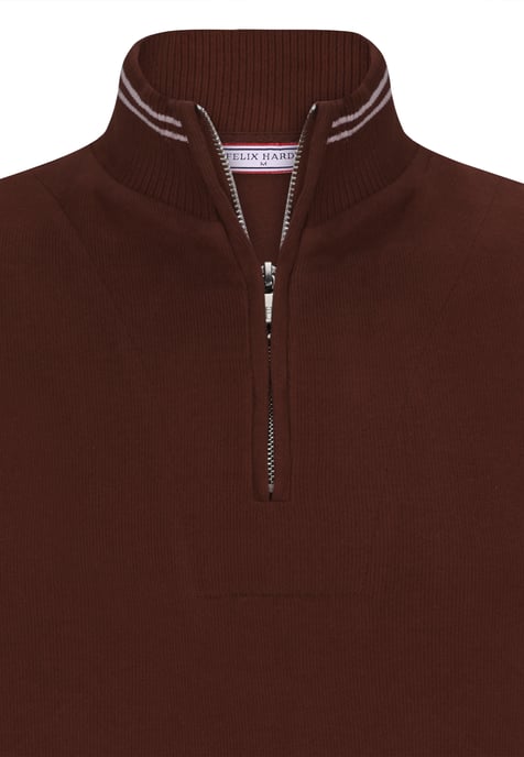 Pullover Half-Zip Knit Sweater - Image 2