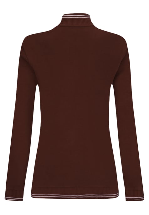 Pullover Half-Zip Knit Sweater - Image 3