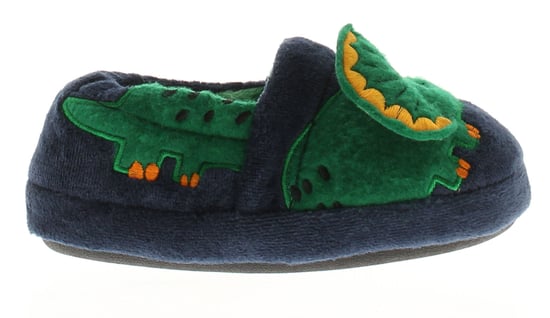 Dinosaur Hunter Boys Slippers Novelty Trex Younger Boys navy - Image 2