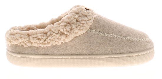 Strollers Womens Mule Slippers Borg Lining Fleece beige - Image 2