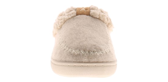 Strollers Womens Mule Slippers Borg Lining Fleece beige - Image 3