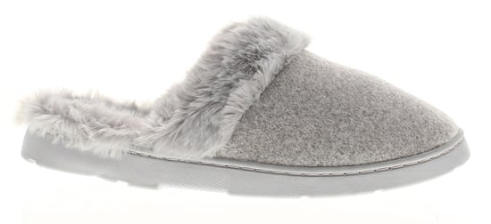 Strollers Womens Slippers Decca Slip On Mule Flat Grey - Image 2