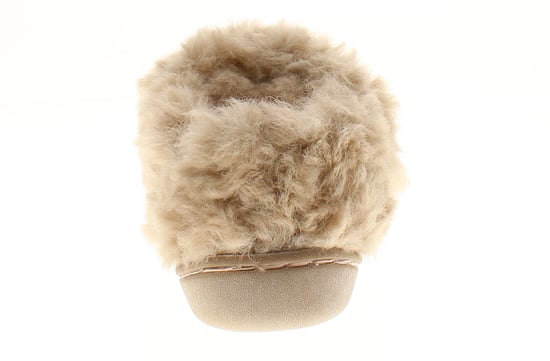 Chatterbox Girls Full Slippers Soft Teddy beige - Image 4