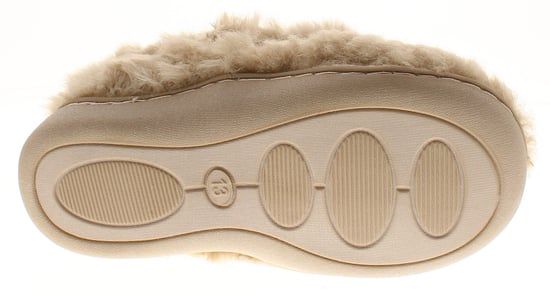 Chatterbox Girls Full Slippers Soft Teddy beige - Image 5