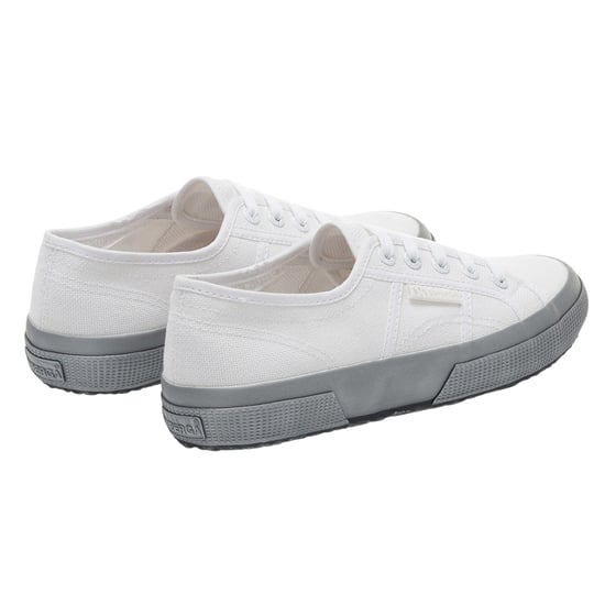 Superga Womens/Ladies Pearl Gum Trainers (White/Silver) - Image 2