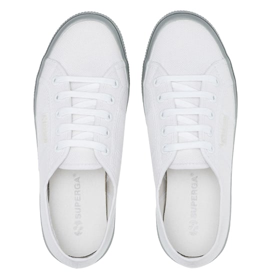 Superga Womens/Ladies Pearl Gum Trainers (White/Silver) - Image 3