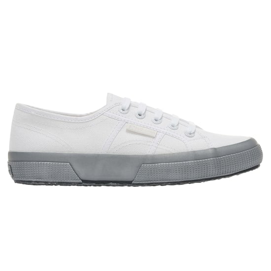 Superga Womens/Ladies Pearl Gum Trainers (White/Silver) - Image 4