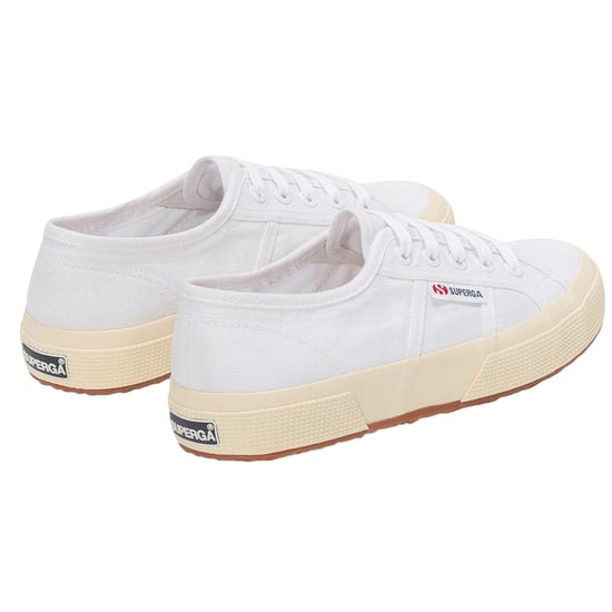 Superga Unisex Adult 2750 Linen Trainers (White/Off White) - Image 2