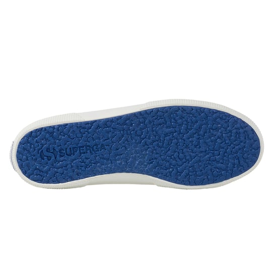 Superga Womens/Ladies 3750 Leggera Ceramic Print Trainers (White/Blue) - Image 5