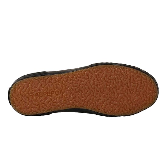 Superga Womens/Ladies Flesh Out Suede Trainers (Full Black) - Image 4