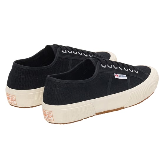Superga Unisex Adult 2750 OG Trainers (Black/Off White) - Image 2