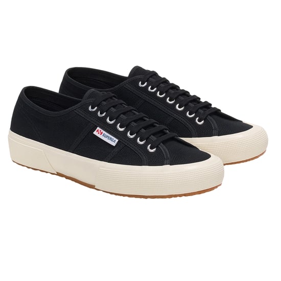 Superga Unisex Adult 2750 OG Trainers (Black/Off White) - Image 3