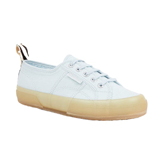 Superga Unisex Adult 2750 Cotu Zebra Print Trainers (Light Blue) - Image 1