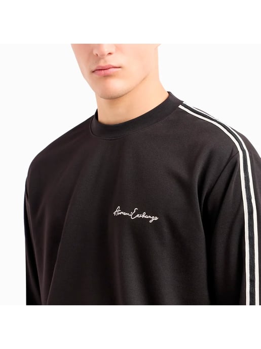 Armani Exchange herensweatshirt met kenmerkend design. - Image 2