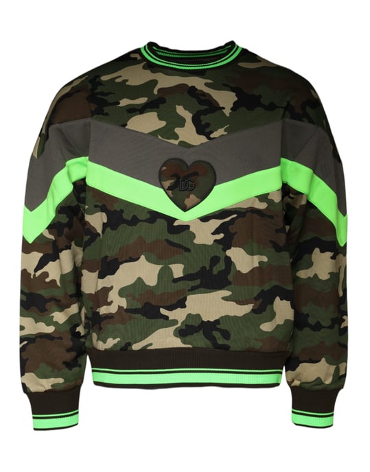 Camouflage Hart Sweatshirt Tsh86728 - Image 2