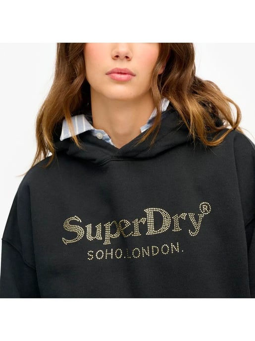 Superdry damessweatshirt in metaalkleur - Image 3