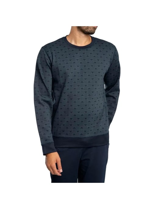 Emporio Armani Men's Lounge Jacquard Sweatshirt - Image 2