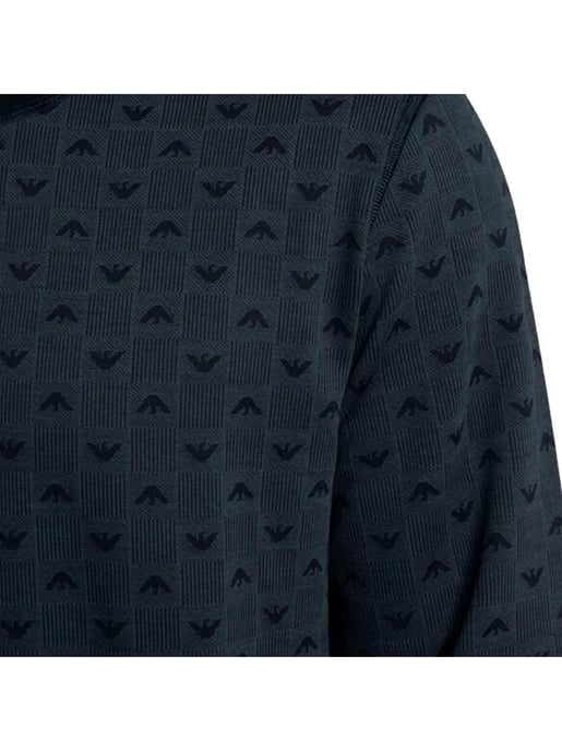 Emporio Armani Men's Lounge Jacquard Sweatshirt - Image 3
