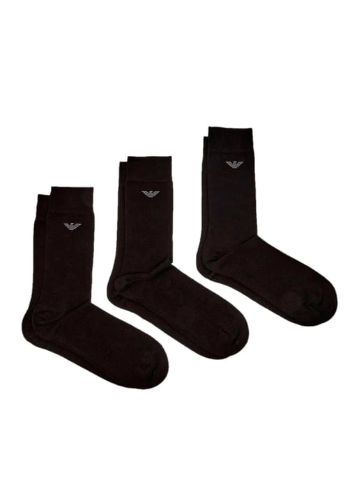 Emporio Armani herensokken (3 stuks) met adelaarmotief - Image 1