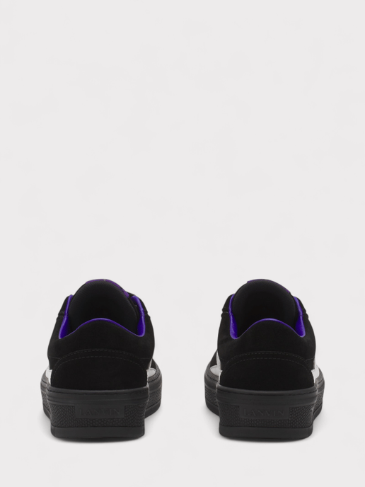 Lanvin X Future For Men Black Leather Cash Sneakers - Image 5