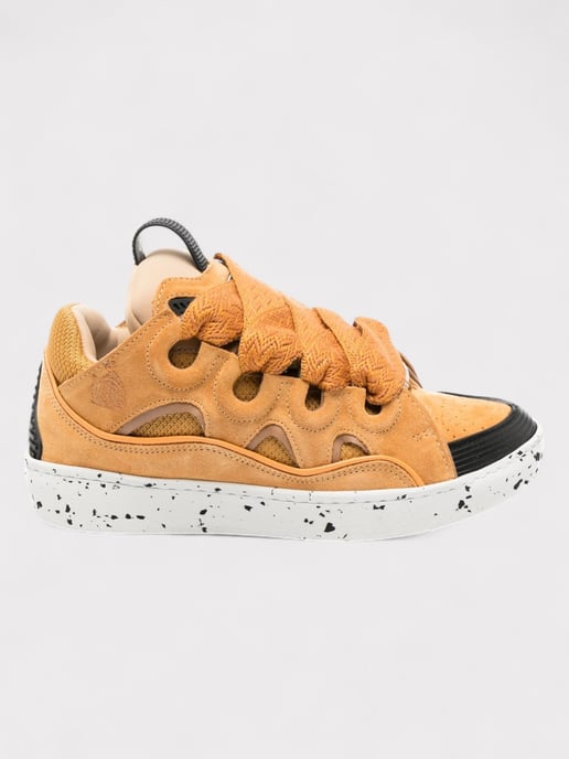 Lanvin Curb Oversized Sneakers Honey Orange - Image 1