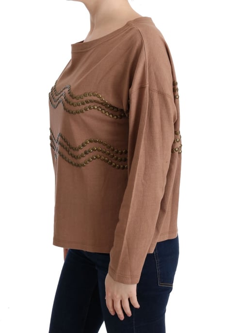 John Galliano Bruin Gebreid Pullover Truien - Image 2