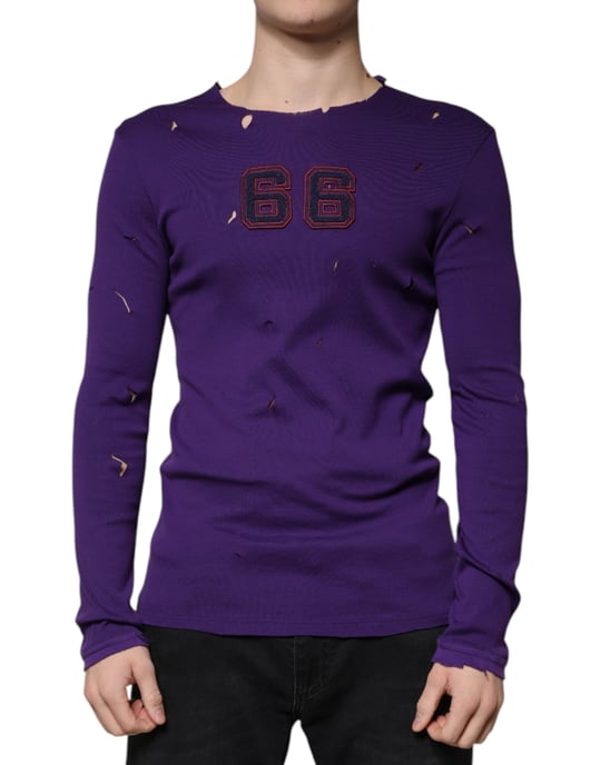 66 Gebreide Versleten T-shirt - Image 2