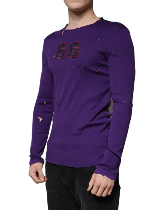66 Gebreide Versleten T-shirt - Image 3