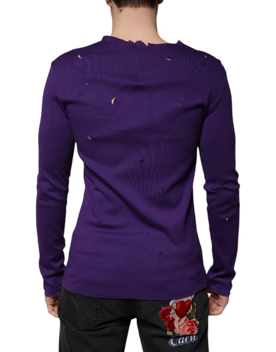 66 Gebreide Versleten T-shirt - Image 4