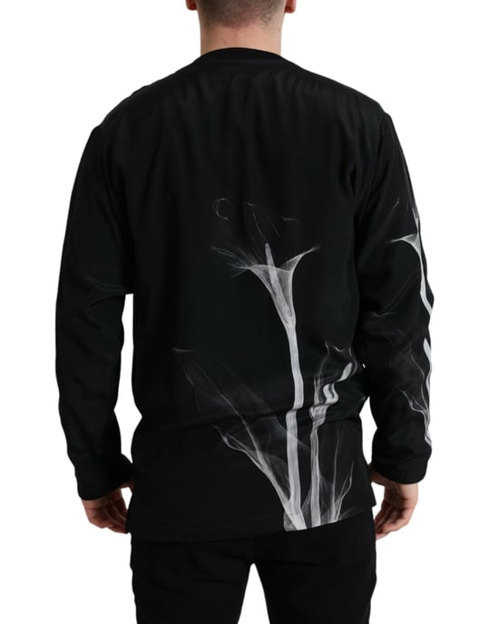 Calla Lilja Tryck Sweatshirt Långärmad Rundhalsad - Image 3