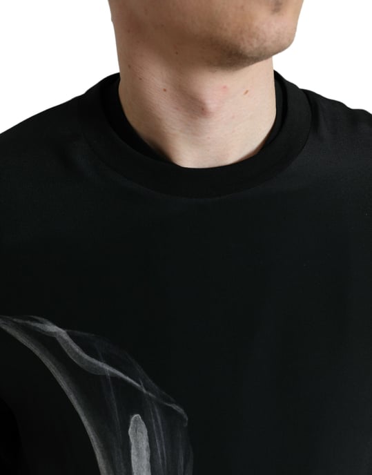 Calla Lilja Tryck Sweatshirt Långärmad Rundhalsad - Image 4