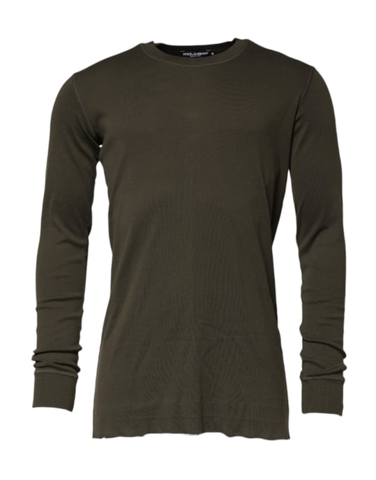 Langsleeve Crew Neck T-shirt - Image 1